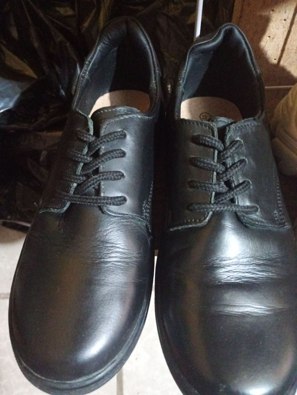 Zapatos de piel negros para hombre
