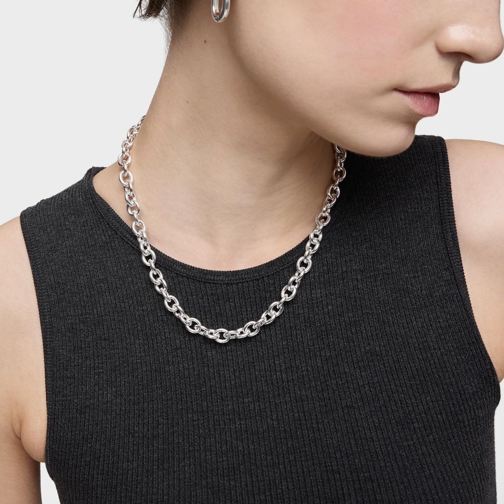 Collar de Acero Inoxidable para Hombre - Nuevo