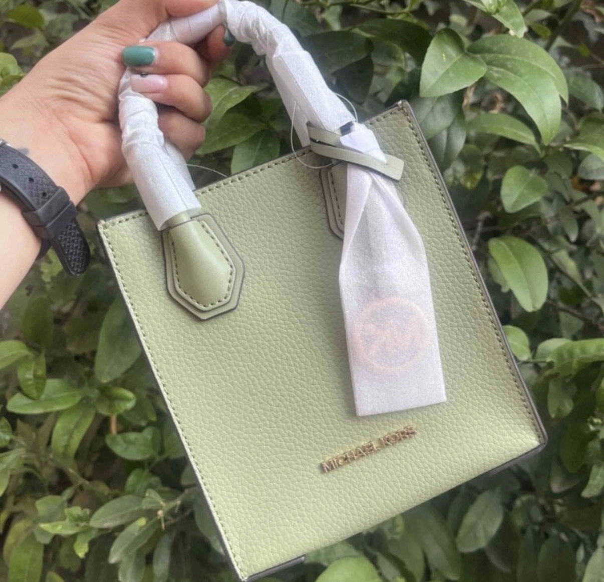 Minicross Verde Michael Kors Nueva y original