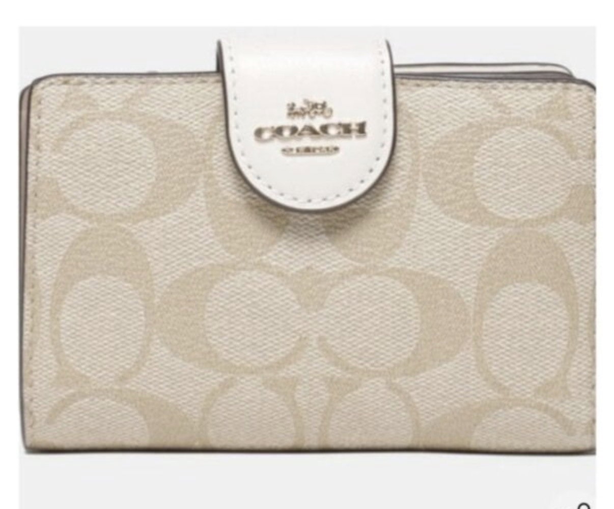 Cartera Coach Beige Nueva, original 