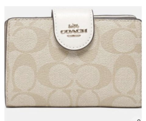 Cartera Coach Beige Nueva, original