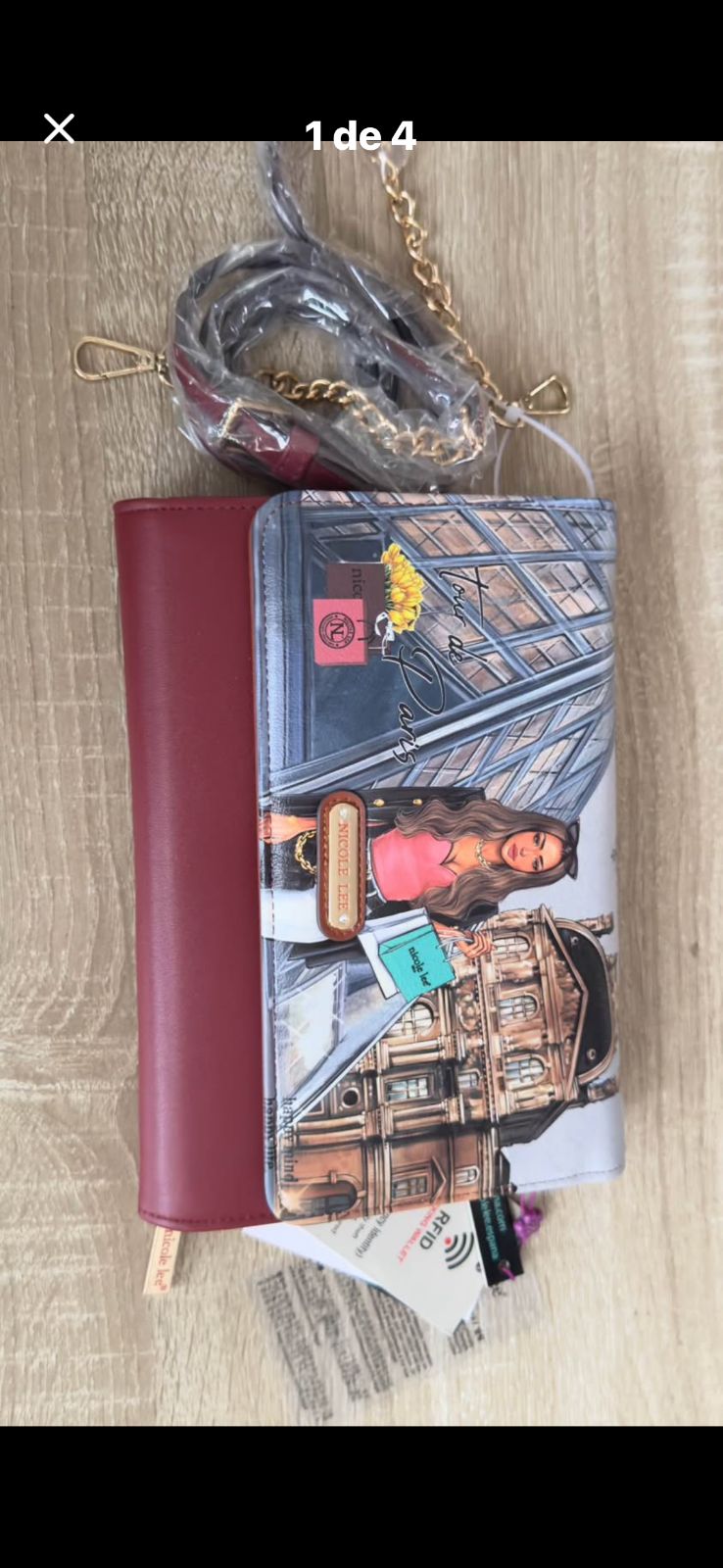 Cartera Nicole Lee original 'Tour de Paris'