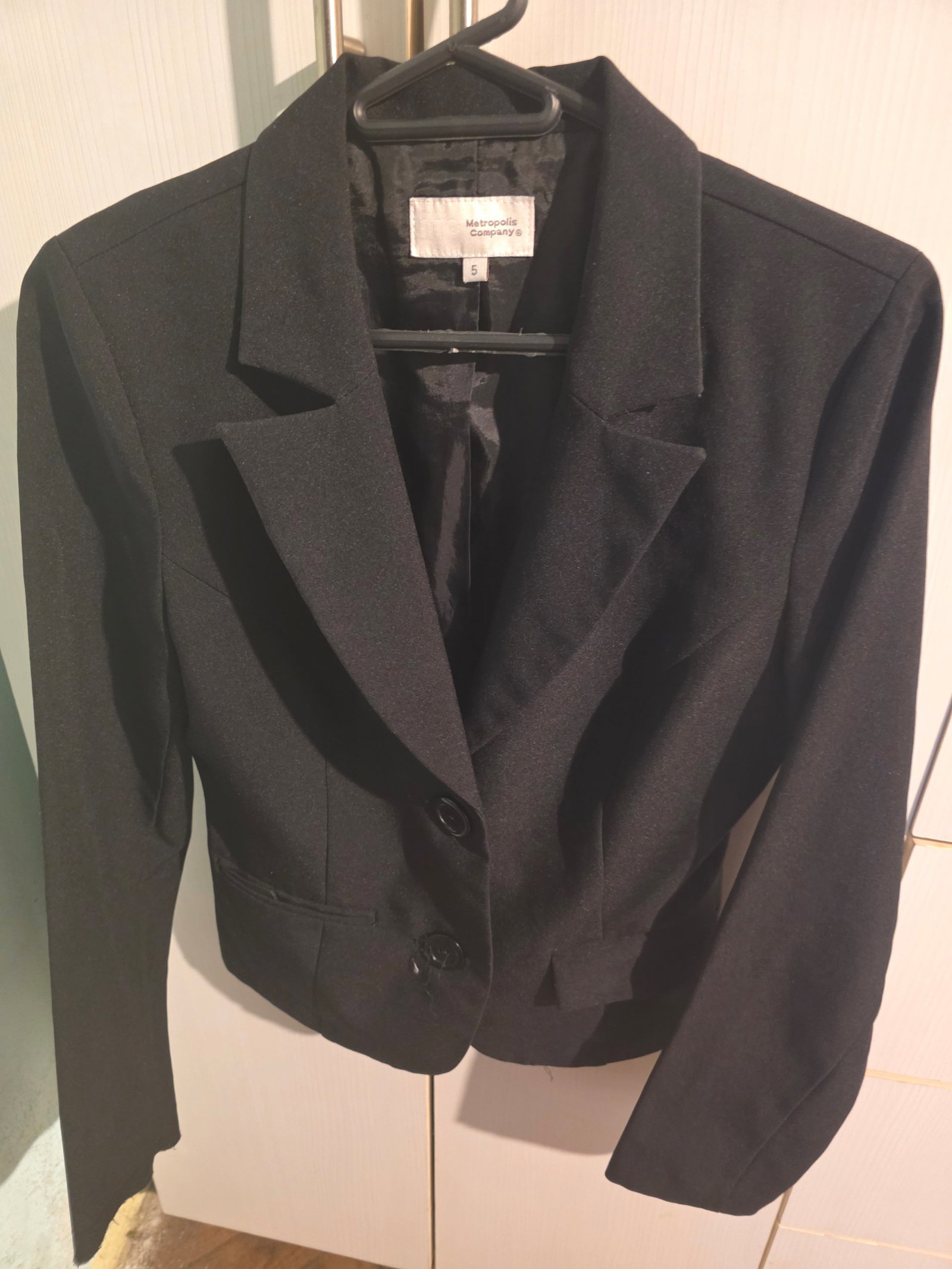 Saco Formal Metropolis Company Talla S Negro en Buen Estado