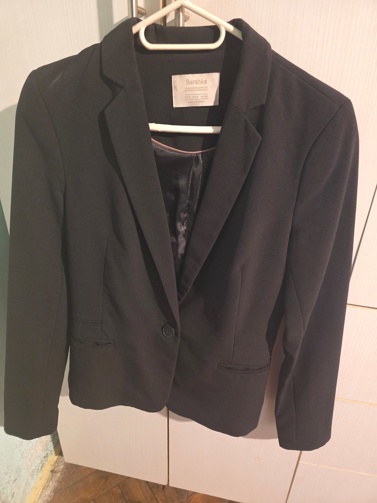 Saco formal BERSHKA talla S negro en excelente estado