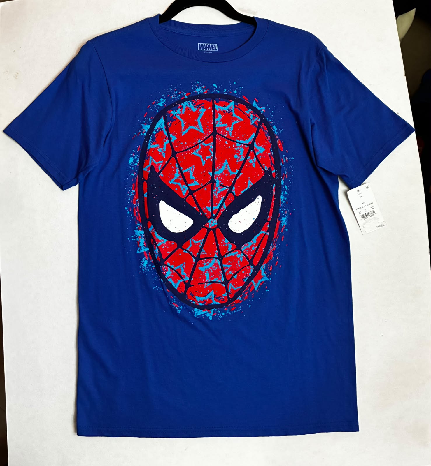 Playera con estampado de spiderman 16 años