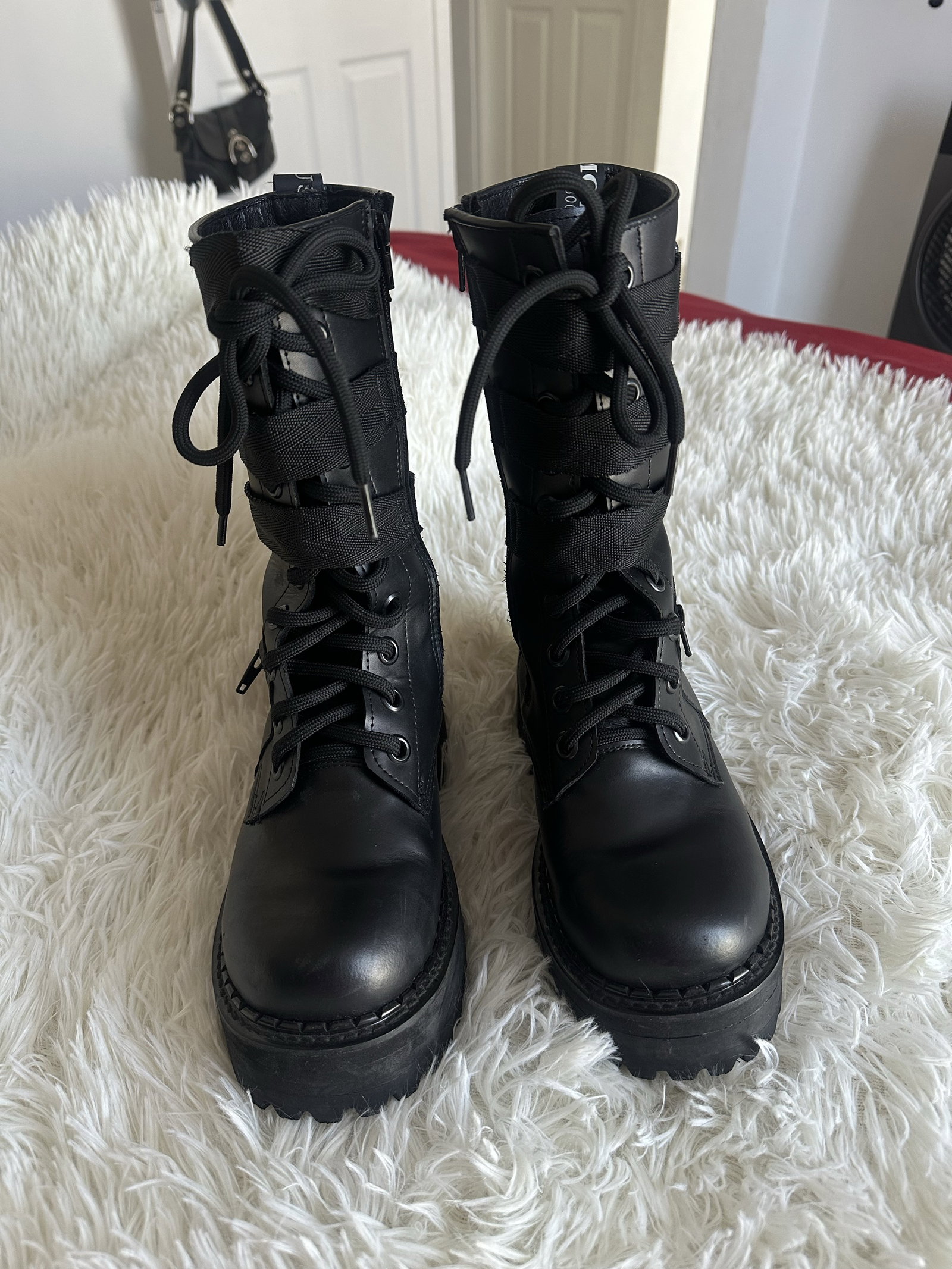 Botas Militares de Piel Morbidus en Excelente Estado