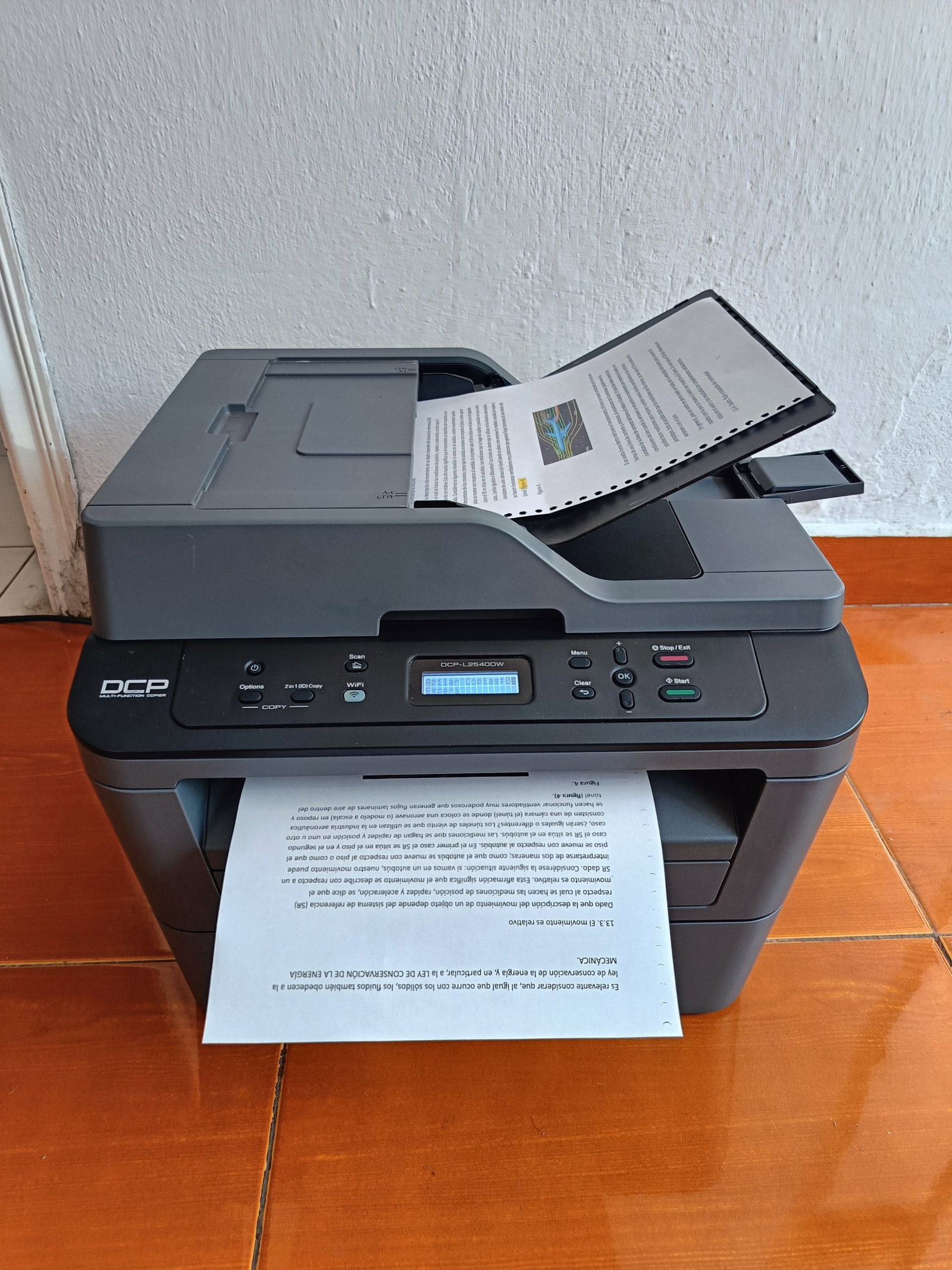 Impresora Fotocopiadora BROTHER DCP-L2540DW Multifuncional Wi-Fi ADF Doble Cara