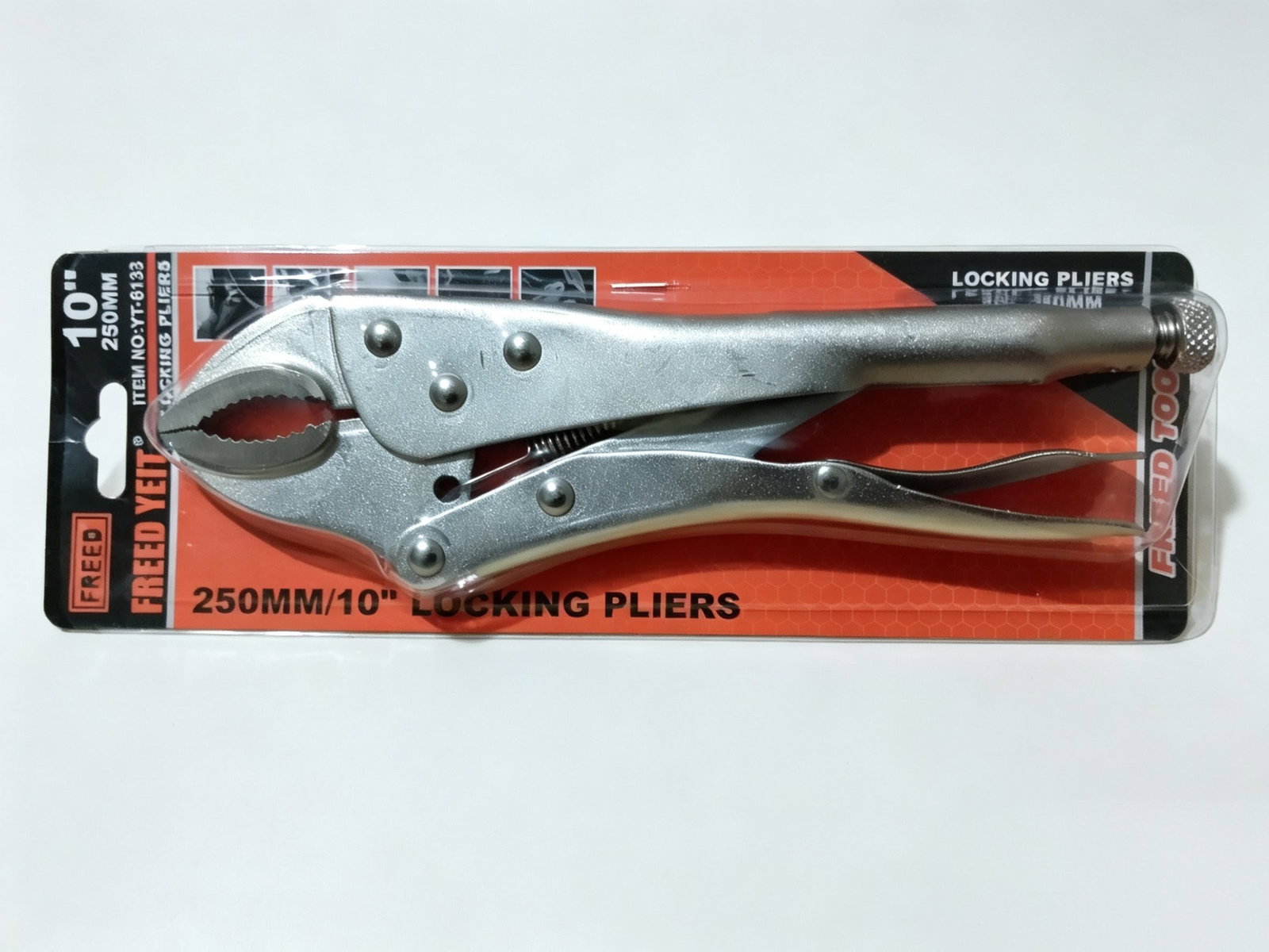Pinzas de presión 10" para mecánica y trabajos en casa