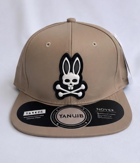 Gorra Beige Psycho Bunny Snapback Nueva
