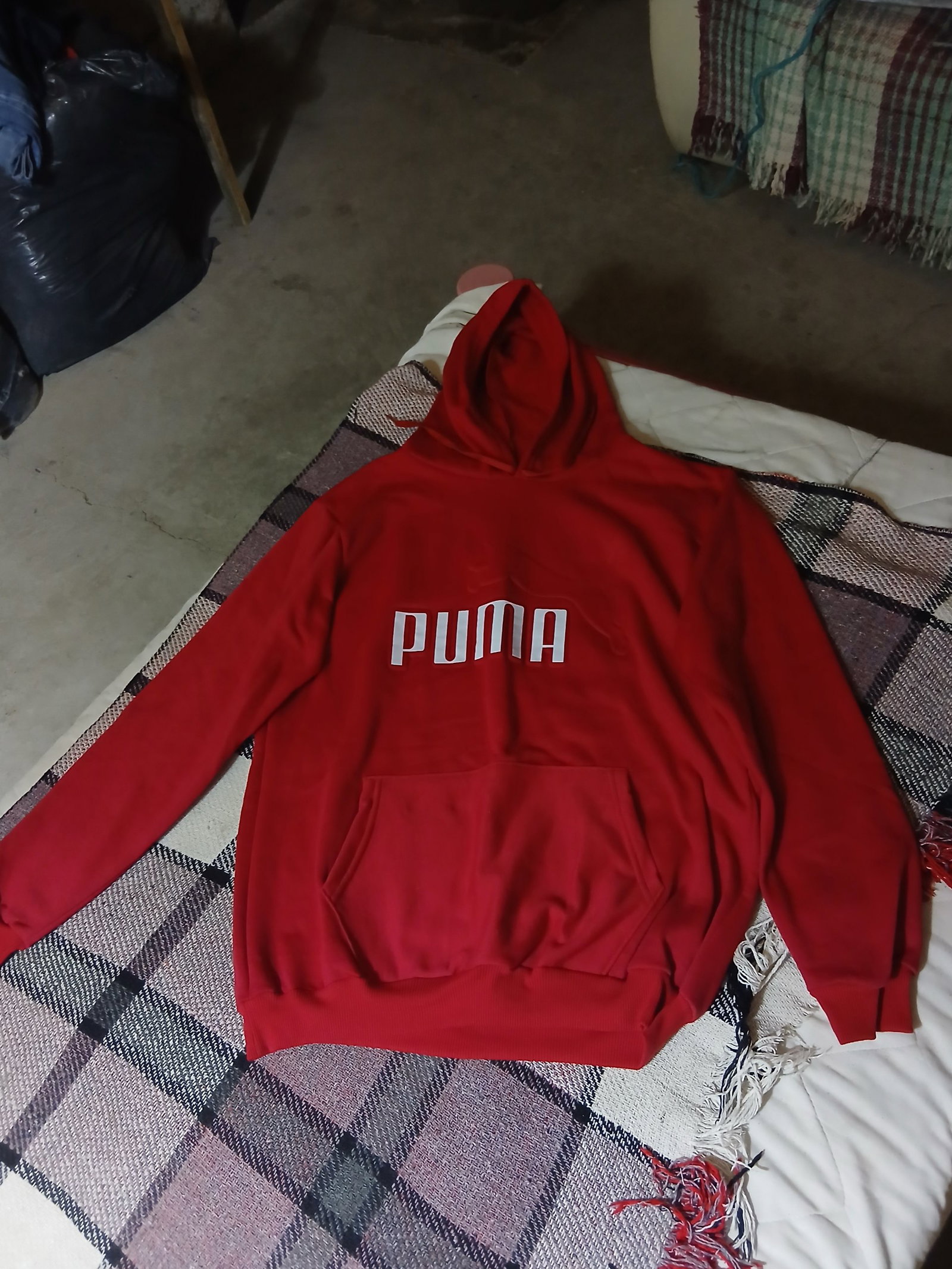 Sudadera con Capucha Roja PUMA