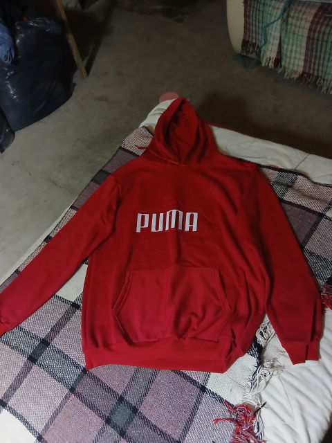 Sudadera con Capucha Roja PUMA