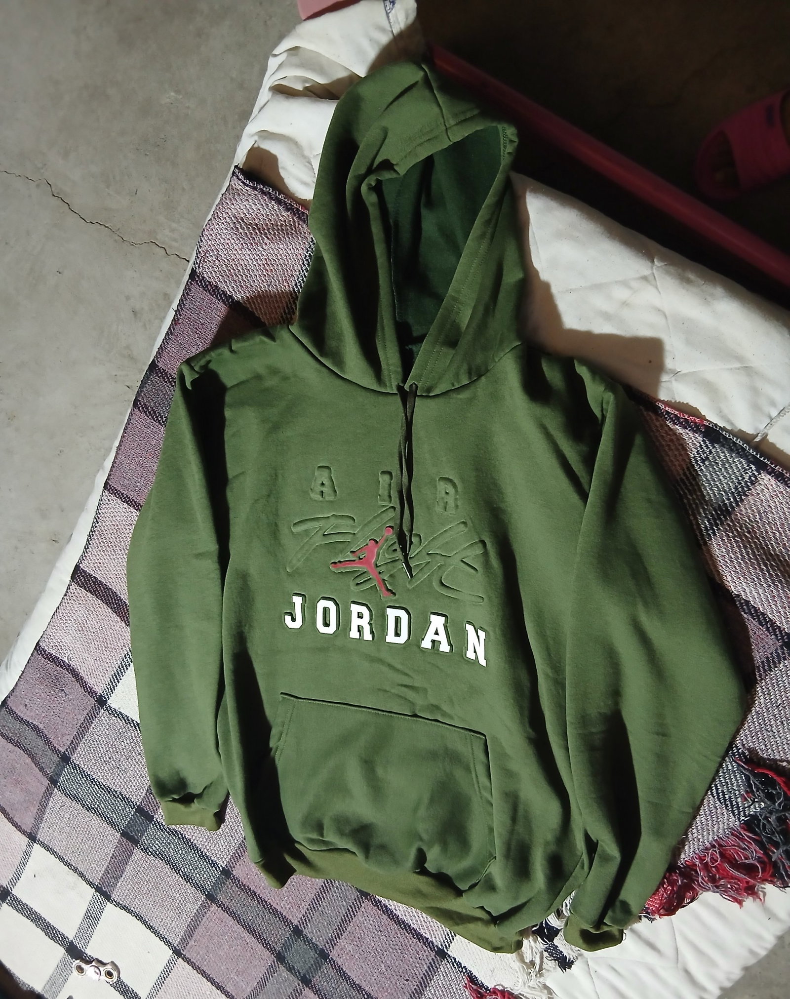 Sudadera con Capucha Jordan Flight Verde