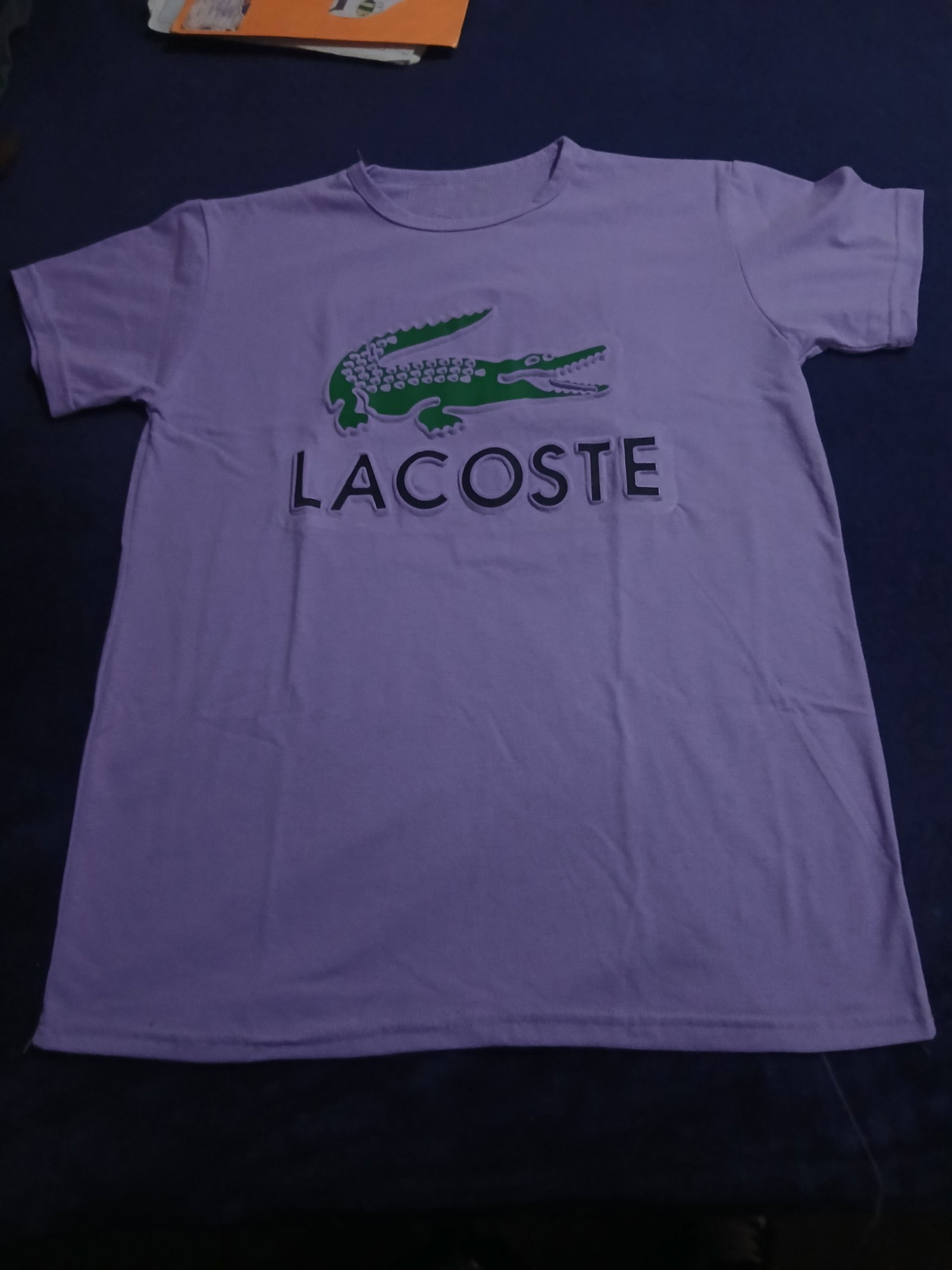 Playera Lacoste Morada Nueva