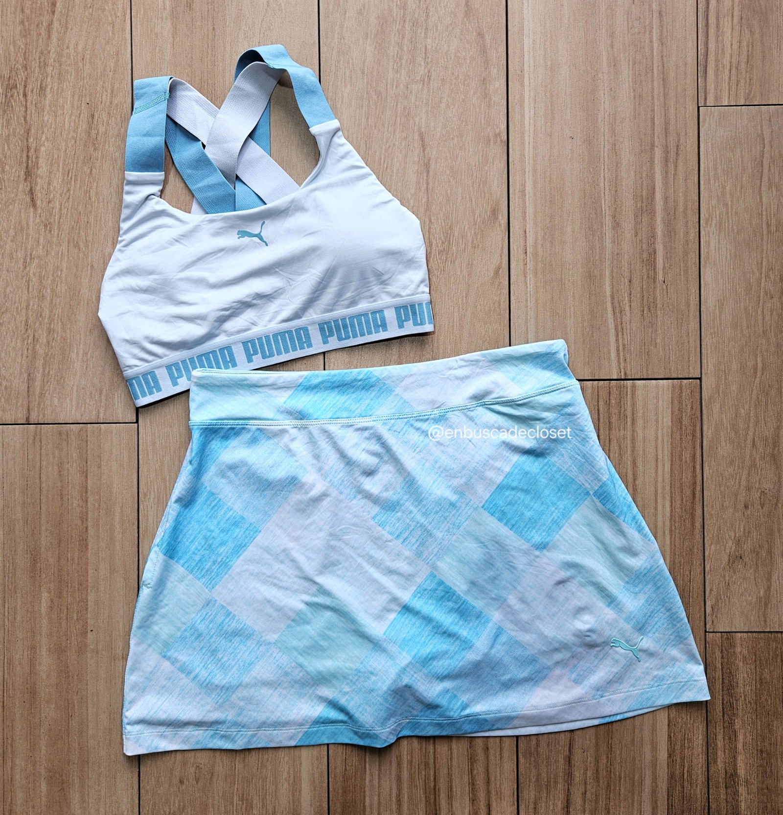 Conjunto Deportivo Puma: Top y Falda Talla CH