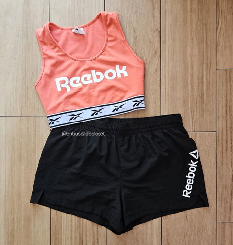 Conjunto Deportivo Reebok - Top y Short Talla M