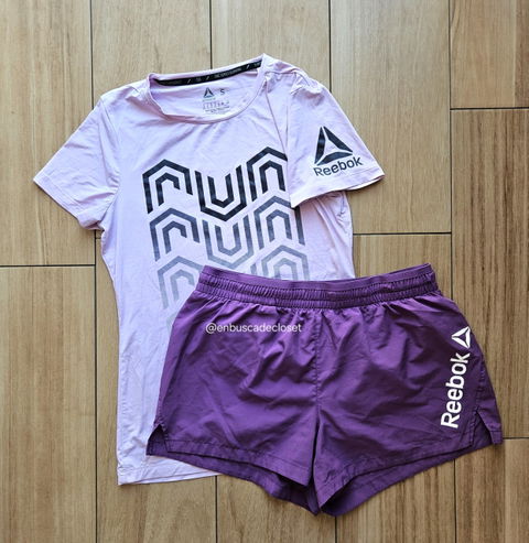 Conjunto Deportivo Reebok - Blusa y Short Talla CH