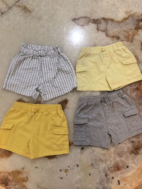 Conjunto Shorts Weekend, talla 3 y 4 años