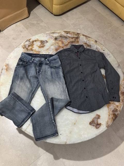 Conjunto Camisa y Jeans Collor's Couture en Buen Estado