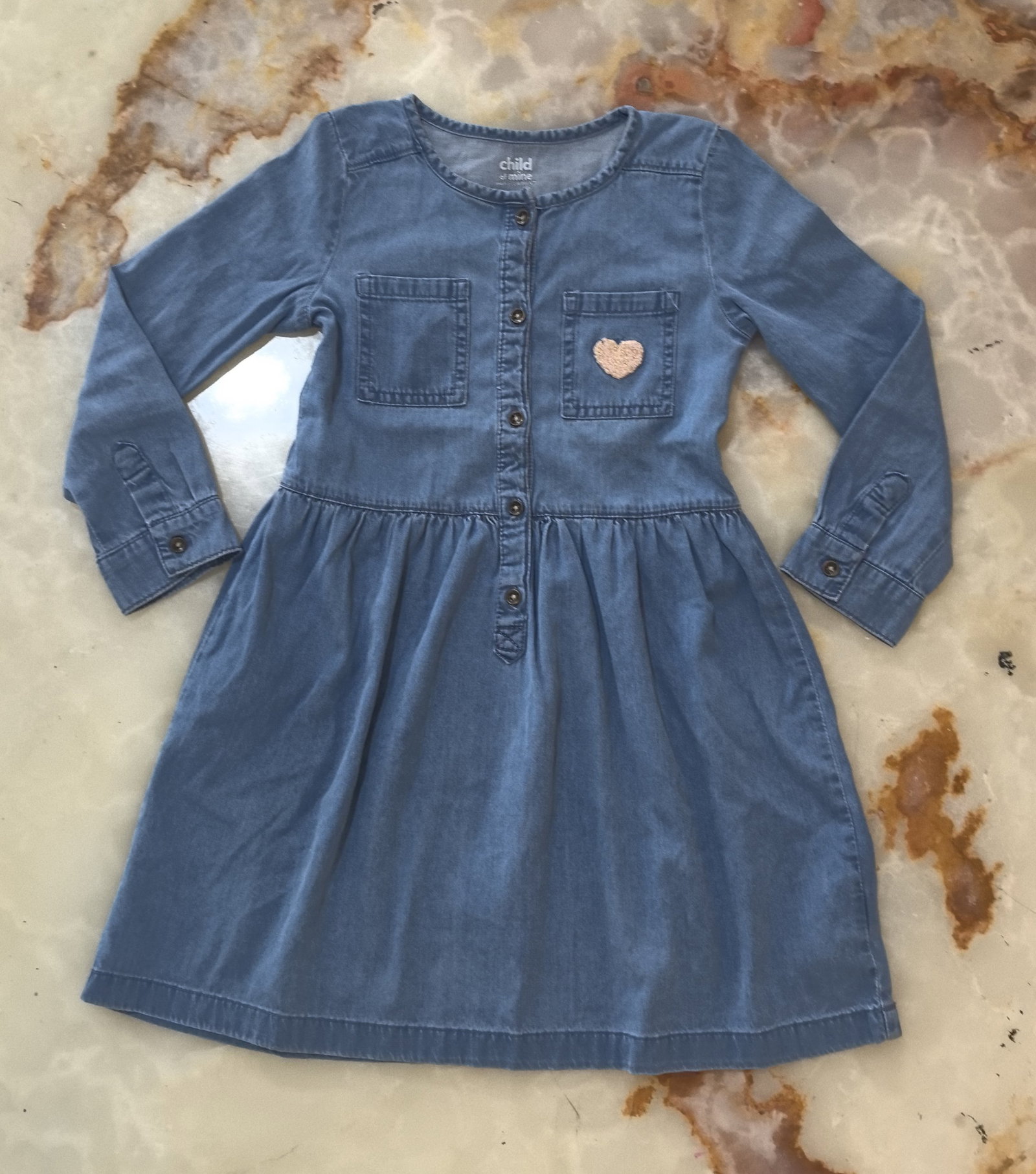 Vestido de mezclilla Carter's talla 5 años