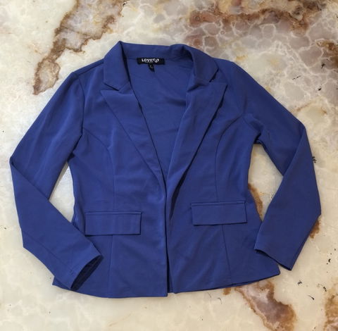 Blazer Love83 Azul Talla M - Nuevo