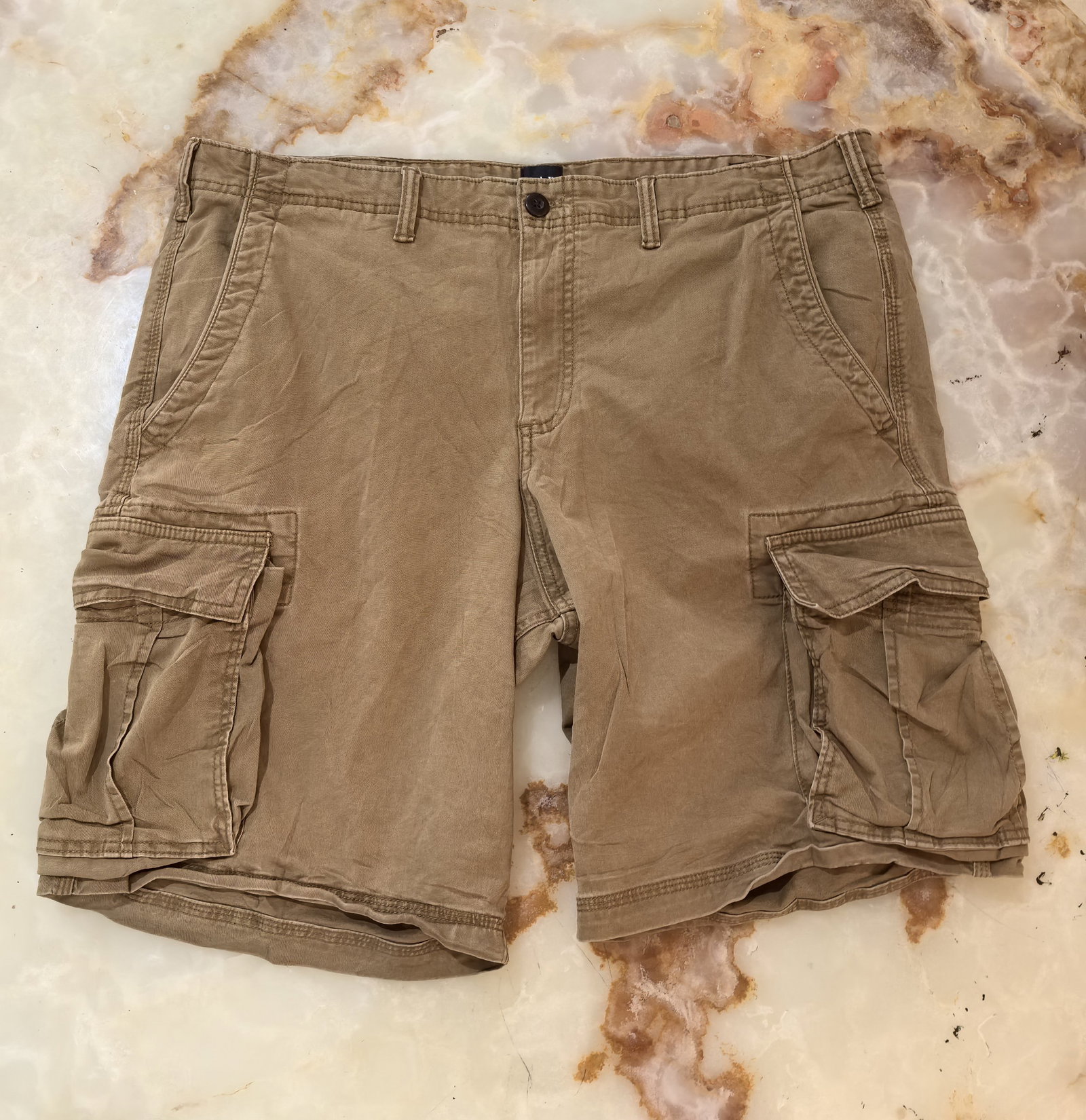 Shorts Gap Talla 38 Color Caqui