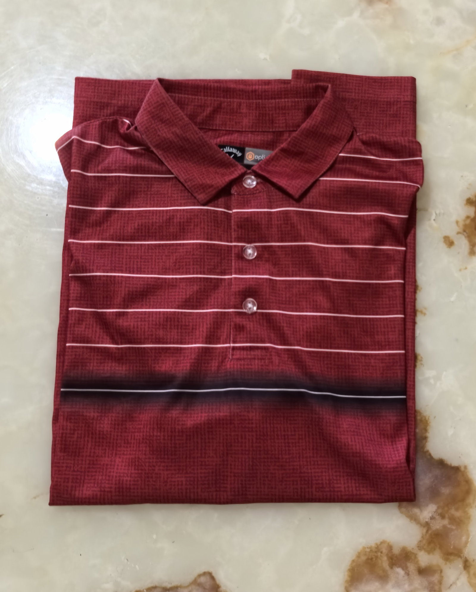 Playera Polo Callaway Roja Talla Large Nueva