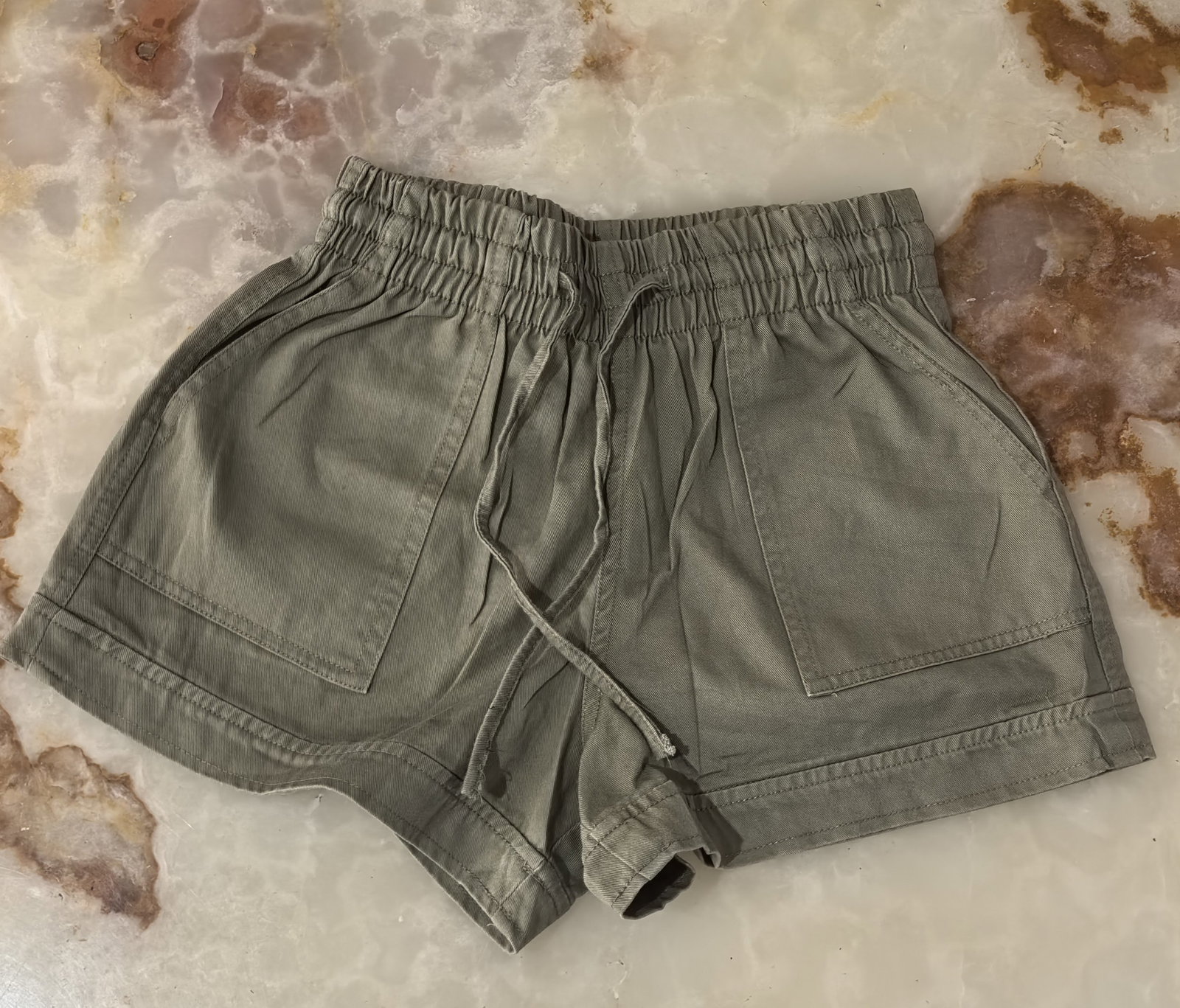 Shorts Forever 21 Nuevos Talla XS Color Verde Oliva