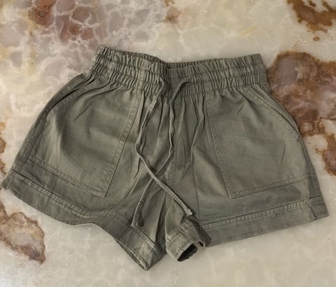 Shorts Forever 21 Nuevos Talla XS Color Verde Oliva