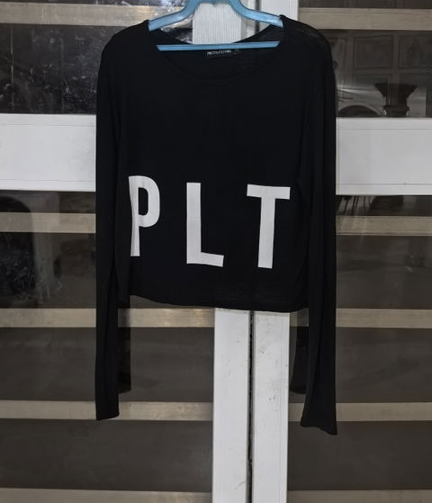 Crop Top Prettylittlething Negro XS