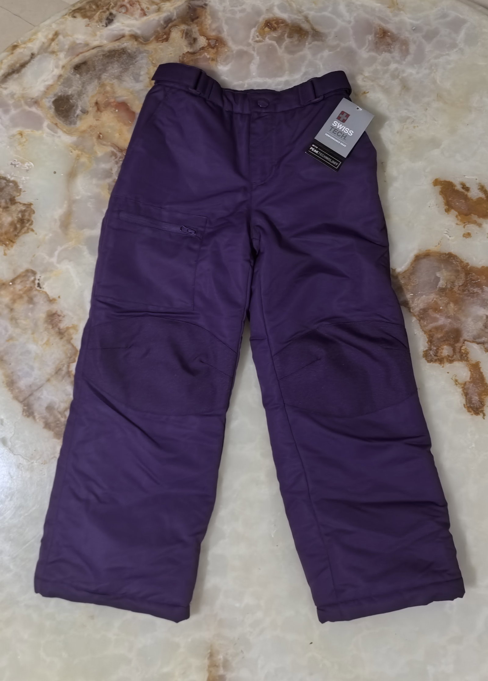 Pantalón Morado SwissTech Talla S 6-6X Nuevo