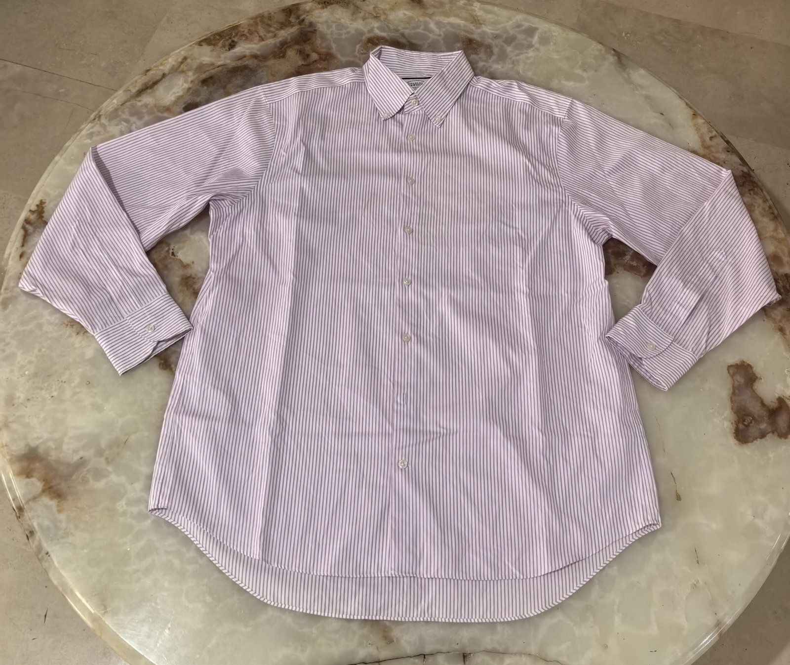 Camisa Charles Tyrwhitt de Rayas, Talla XL, Nueva
