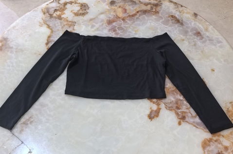 Blusa Crop Top Shein Curve, 2XL