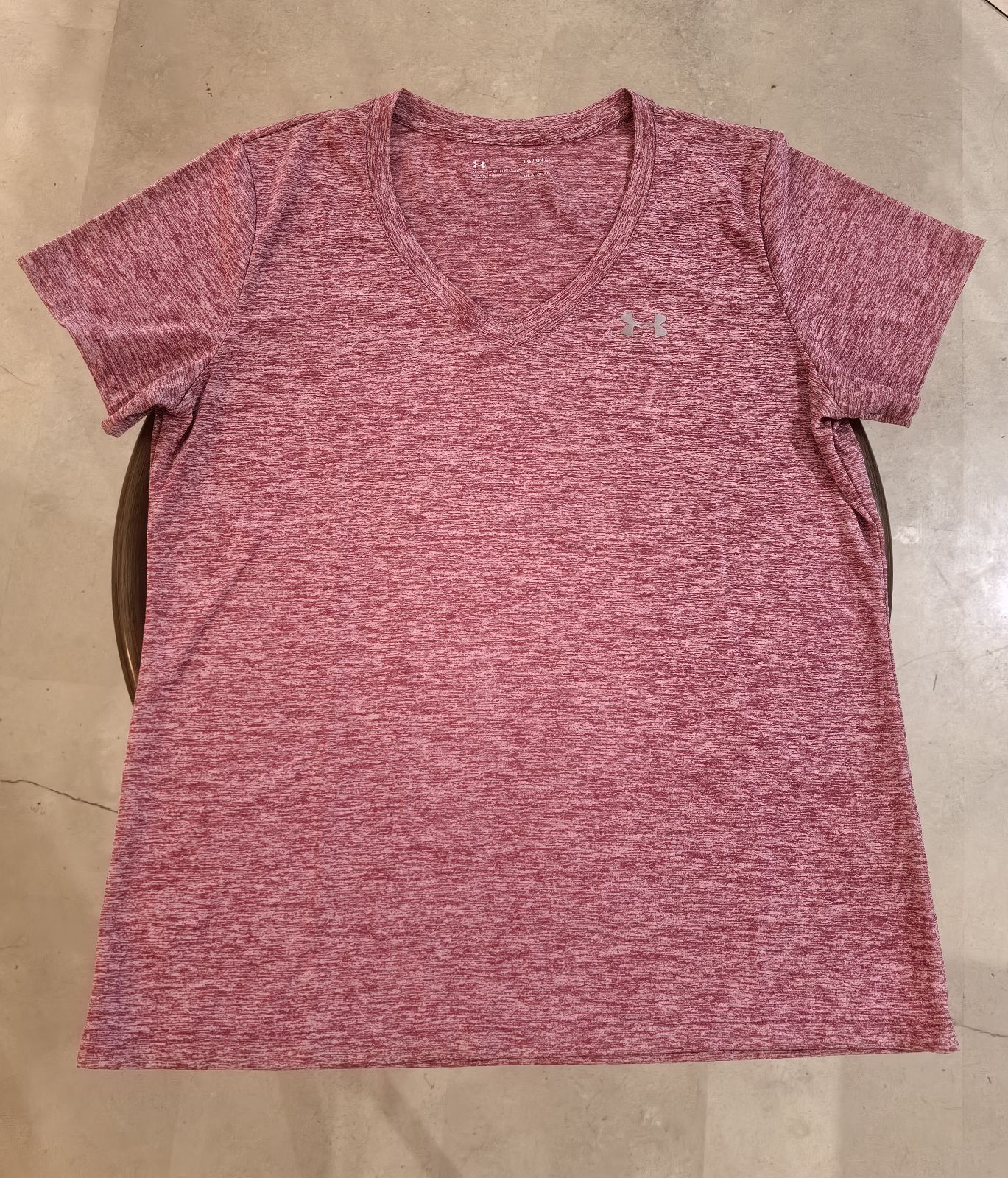 Playera Under Armour color rojo, talla Large