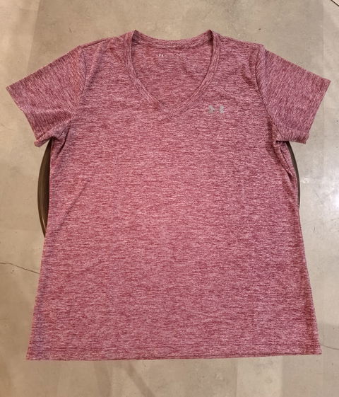 Playera Under Armour color rojo, talla Large