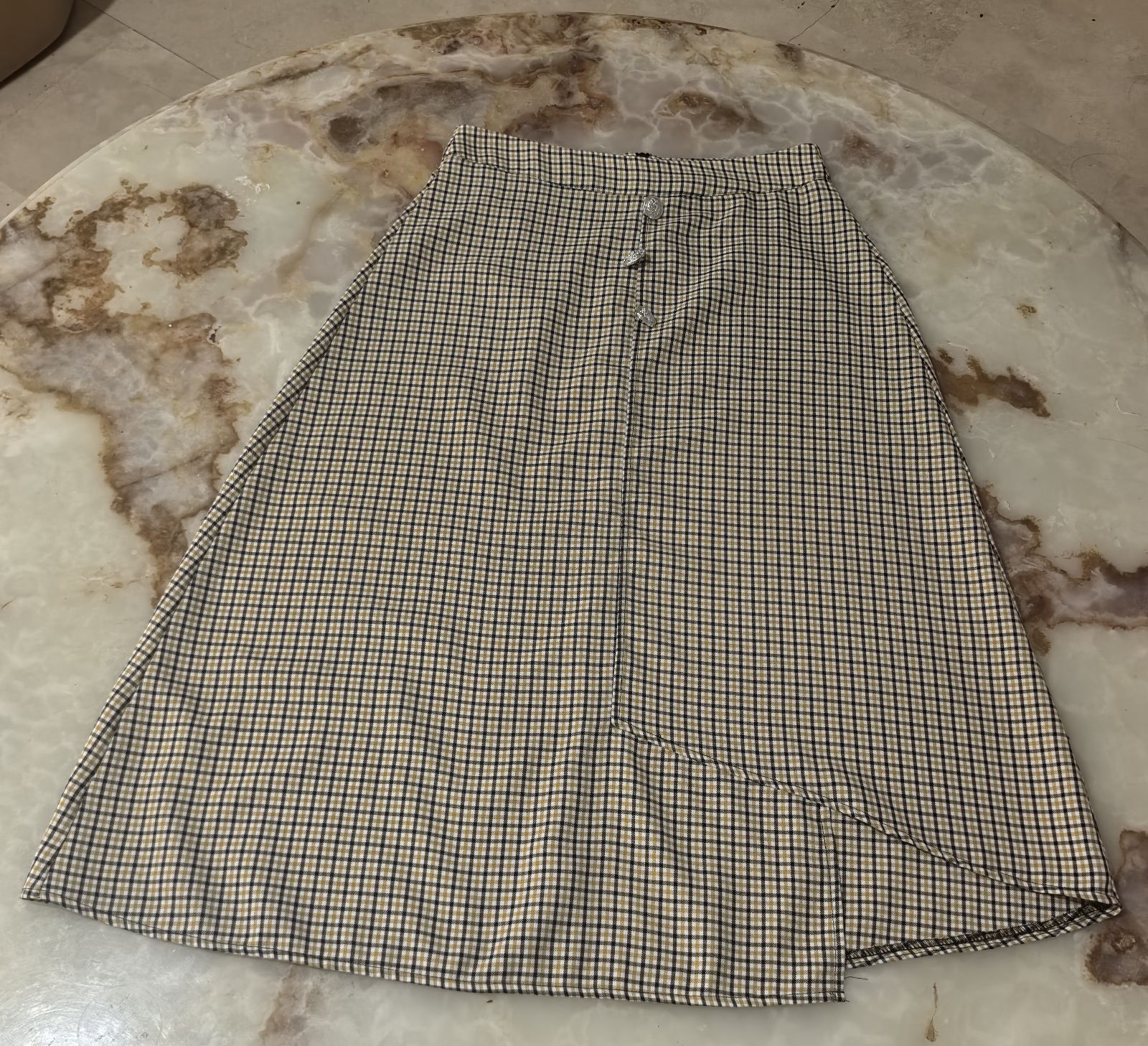 Falda Shein de cuadros, talla Small