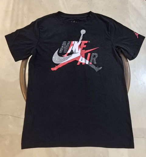 Playera Nike Air Negra con Estampado