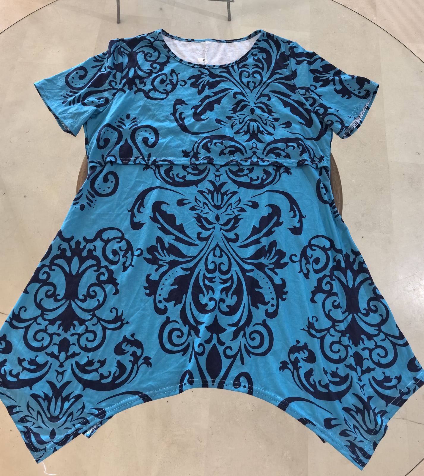 Vestido azul XLarge con diseño elegante