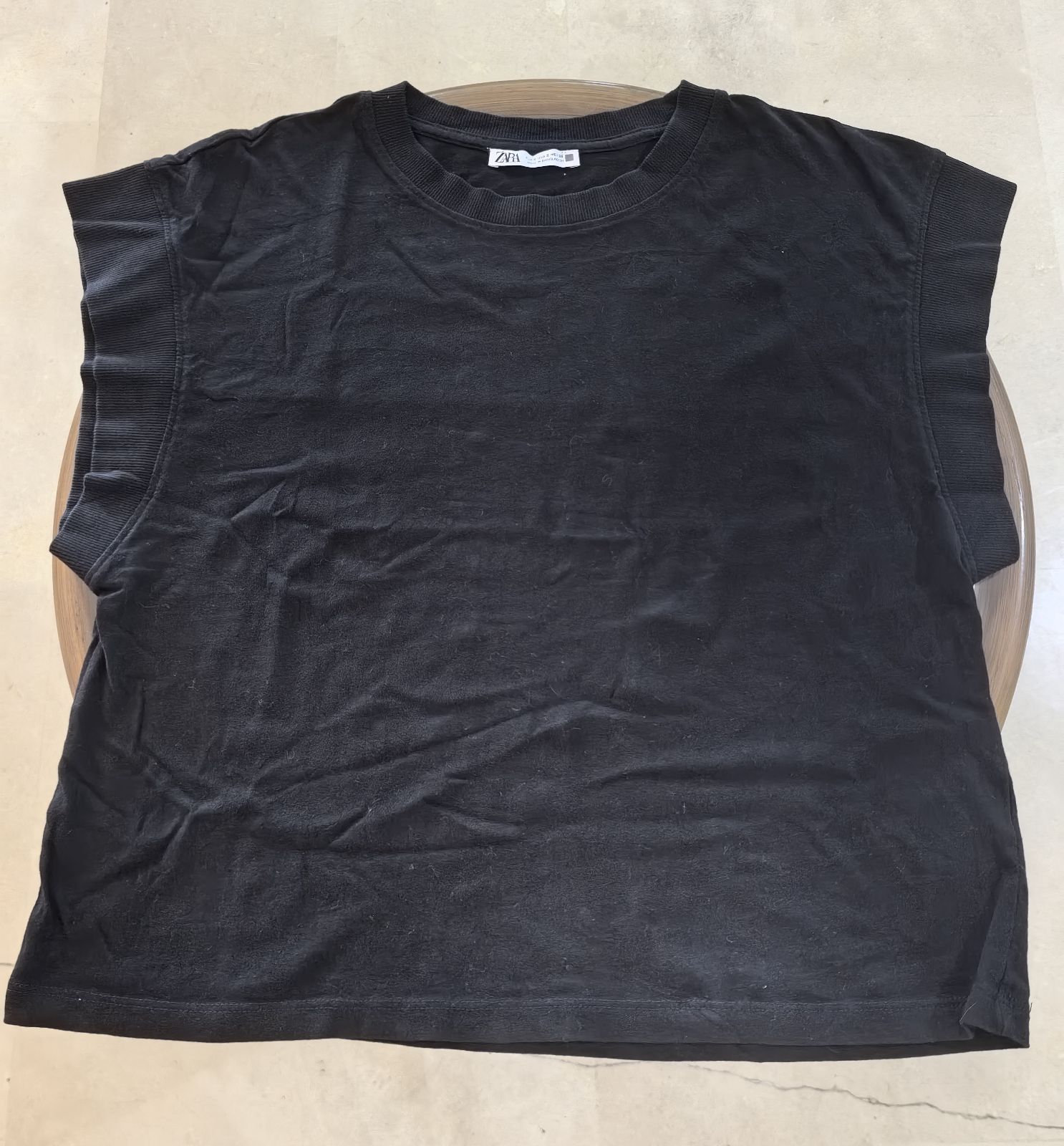 Blusa Zara Negra Talla Small
