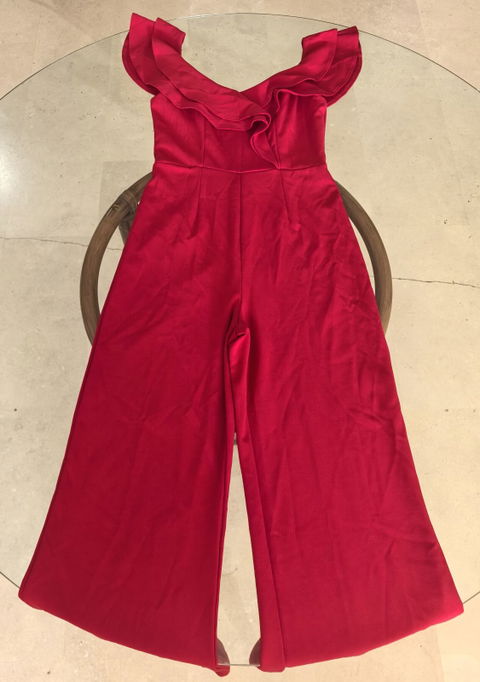 Palazo Cherry XSmall Rojo con Volantes