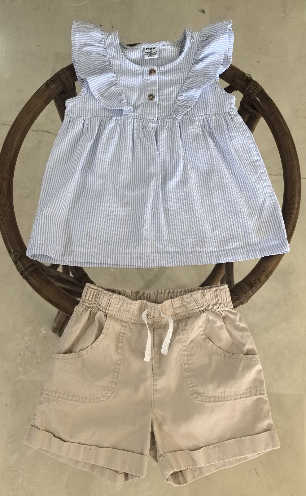 Conjunto de Blusa y Short Pekkle Talla 6
