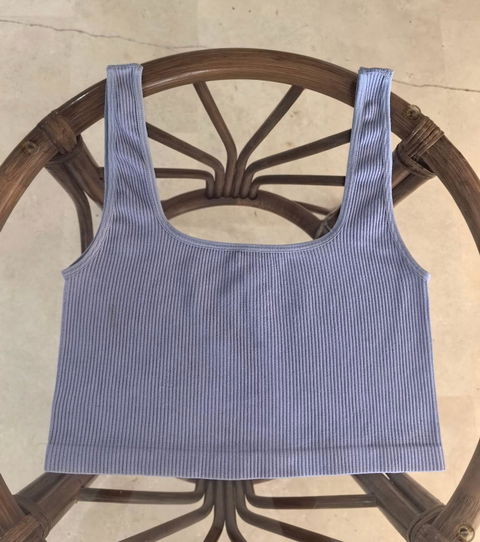 Crop Top Forever 21 Color Lavanda Talla M