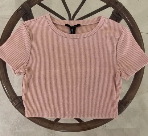 Crop Top Forever 21 Rosa Talla Medium