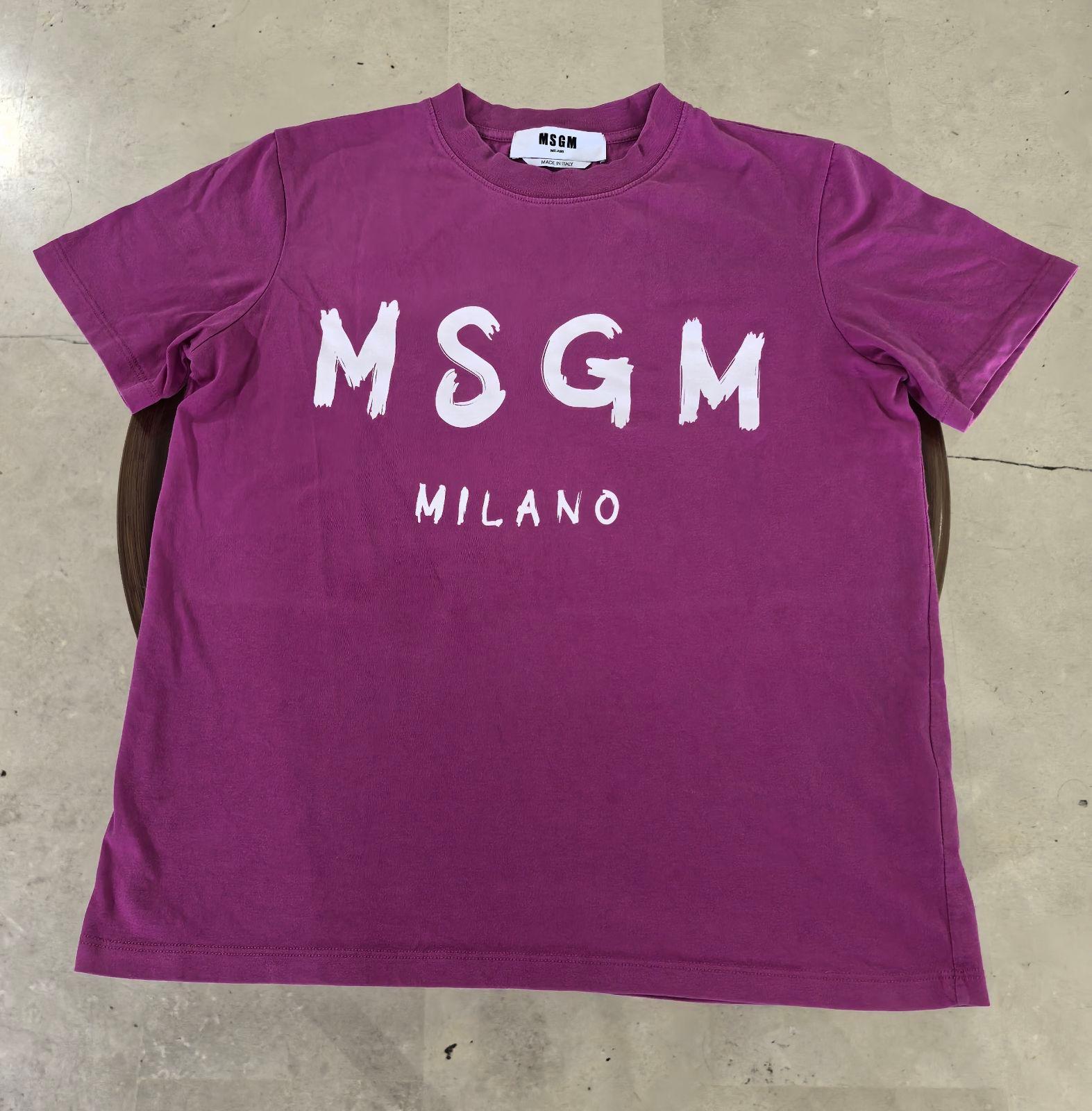 Playera MSGM Milano Talla Small Color Morado