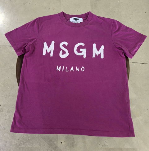 Playera MSGM Milano Talla Small Color Morado