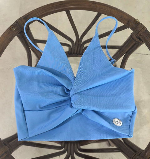 Top Crop Vanilly XXSmall en color azul