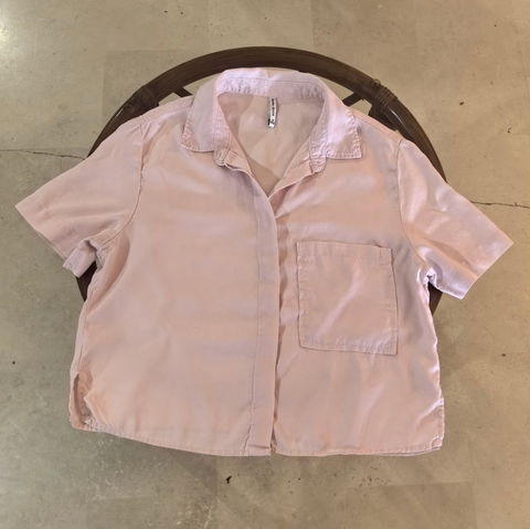 Crop Top Bershka Rosa XSmall
