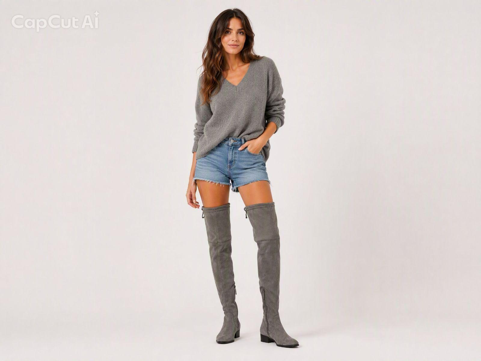 Botas arriba de la rodilla Upperbalance, talla 27 mexicano