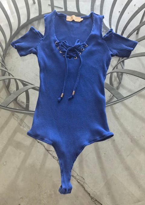 Pantiblusa Li de Tela Canele, Talla Small, Color Azul