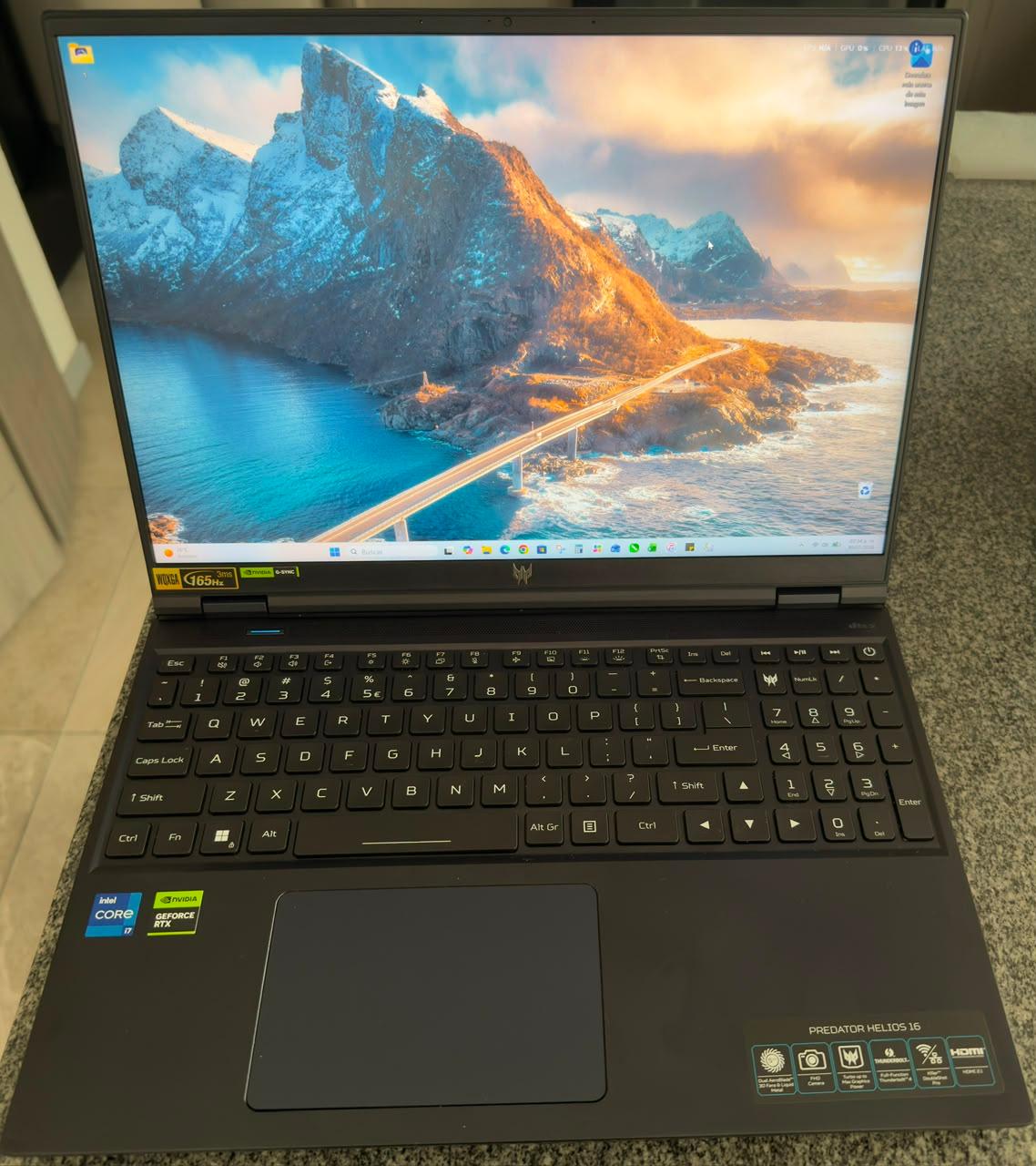 Laptop Predator Helios 16 - 64 Gb RAM DDR5