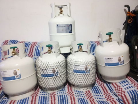 Tanques de gas LP en buen estado